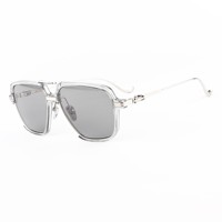 Lunettes de soleil unisexes à double pont vintage de Guangdong, verres transparents, lunettes de travail de sécurité, logo personnalisé, vente en gros