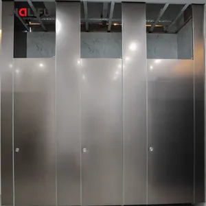 Stainless Toilet Partition American Standard 316 Stainless Steel Modular Toilet Partition