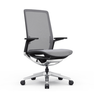 Nouvelle <span class=keywords><strong>chaise</strong></span> de bureau ergonomique haut de gamme en maille, pivotante et réglable, avec dossier en alliage d'aluminium et coussin épais, pour cadre dirigeant de luxe - Product Image 2