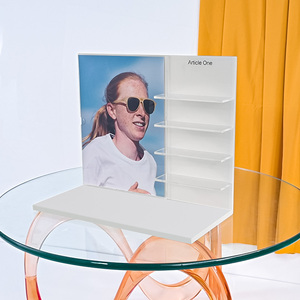 Présentoir Minimaliste en Acrylique <span class=keywords><strong>pour</strong></span> Lunettes, Support à 4 Niveaux <span class=keywords><strong>pour</strong></span> Lunettes de Soleil avec <span class=keywords><strong>Porte</strong></span>-Affiches, <span class=keywords><strong>Vitrine</strong></span> de Marquage <span class=keywords><strong>pour</strong></span> Magasin d'Optique - Product Image 6