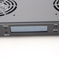 1U 2 Kipas Rak Server Cooling Fan Tray 19 Inch Rack Mount Fan Unit untuk Sistem Pendingin Kabinet Server Pusat Data 42U