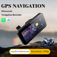 Gallop Sprite 6 pouces Carplay Moto DVR GPS Navigation IPX7 Étanche Sans Fil Android Auto WiFi Carte Mondiale 1 An