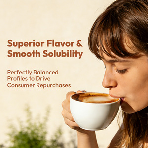 QINSHANTANG Mix di funghi organici caffè OEM leoni istantanei funghi criniera in polvere di caffè - Product Image 4