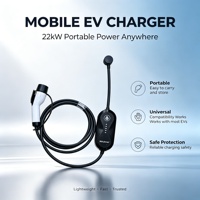 Chargeur EV portable pour la maison, les voyages et les trajets routiers, 3,5 kW, 7 kW, courant réglable, boîte de charge pour véhicule électrique