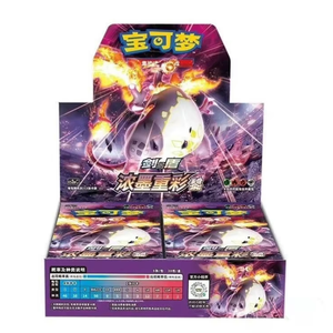 Collezione Ufficiale Cinese Semplificato Eila Trainer, Scatola Regalo Quadrata in Carta, Carte Collezionabili Originali Pokémon, Booster Game all'Ingrosso - Product Image 5