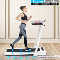 Precio de Fábrica: Caminadora Eléctrica Plegable para Oficina/Hogar con Inclinación Manual y Silenciosa, Velocidad Ajustable de 1-12 km/h