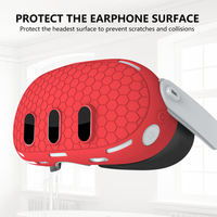 Pack de protection VR : Housse en silicone, masque anti-transpiration, coussinet facial, cache-lentille, et poignées de manette pour Meta Quest 3