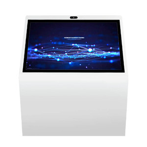 Pantallas LCD Interactivas <span class=keywords><strong>de</strong></span> 21.5/27/32/43/55 Pulgadas con Soporte <span class=keywords><strong>de</strong></span> Piso en Forma <span class=keywords><strong>de</strong></span> L, Kiosco Digital con Pantalla Táctil, Cámara <span class=keywords><strong>y</strong></span> Micrófono - Product Image 6