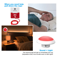 Système d'appel infirmier sans fil, bouton d'appel avec indicateur LED pour hôpital, clinique, maison de retraite