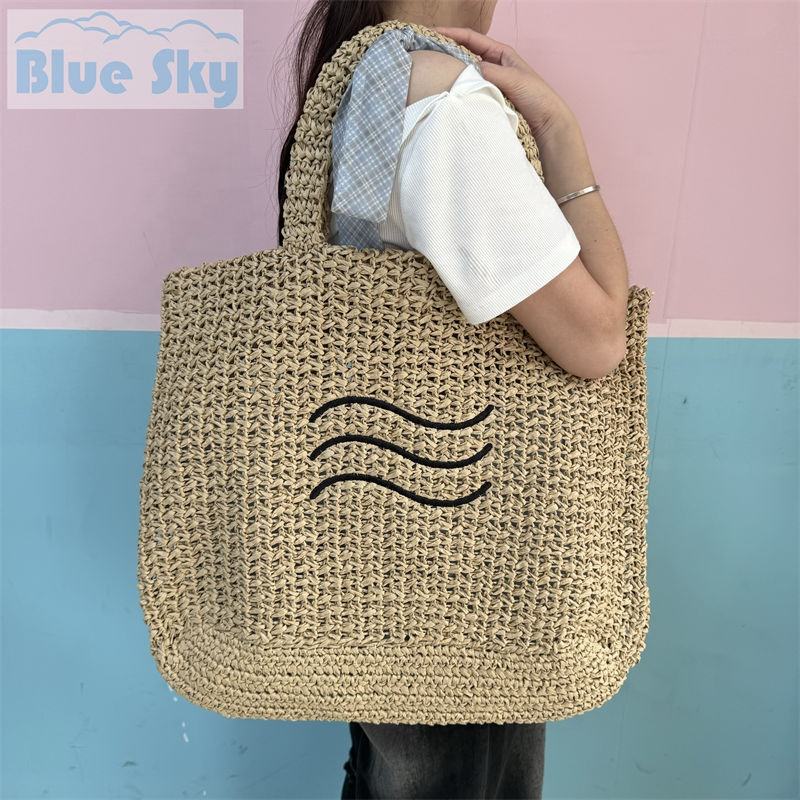 Eco-Friendly PVC Straw Bags Durable Waterproof