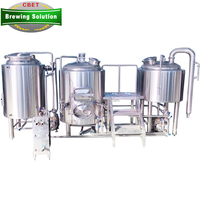 Système de brassage de bière domestique ZPET 200L 300L 500L, équipement de brasserie nano, fournisseur de machines à brasser en Chine