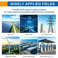 Kabel Serat Optik Mode Tunggal G.652D 110kV IEEE Std 1138-2021 OPGW 24/48 Core dengan Kawat Tanah Optik dan Baja Berlapis Aluminium ASTM B415
