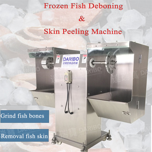Machine à éviscérer et à désosser le poisson congelé DRB YM450, machine à peler le filet de poisson - Product Image 2