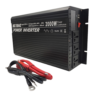 Onduleur de voiture 2kw 12v 24v Dc à 220v Ac Convertisseurs à onde sinusoïdale modifiée <span class=keywords><strong>1500w</strong></span> 2000w - Product Image 1