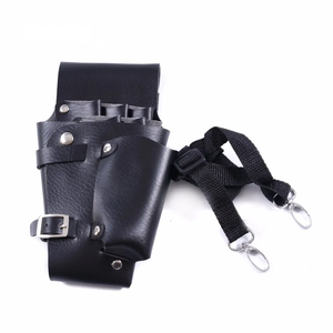 Leather Hairdressing Tool Bag Waist Belt Barber Accessories Pouch Salon Hairdresser Scissor Storage Case Hair Extensions PU - Product Image 4