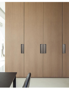 Bord encastré à montage encastré noir et or tiroir porte armoire dissimuler cuisine poignée de traction cachée pour meubles bouton de cuisine ZINC - Product Image 3