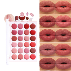 MISS ROSE, paleta de pintalabios Multicolor mate de 24 colores, superventas, crema de pintalabios hidratante Mineral cosmética a la moda para labios - Product Image 1