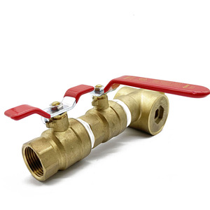 Connexion de test d'inspecteur de haute qualité 175PSI, 400WOG, inspecteur d'incendie de robinet <span class=keywords><strong>à</strong></span> tournant sphérique en laiton de 1 pouce, pour système d'incendie - Product Image 5