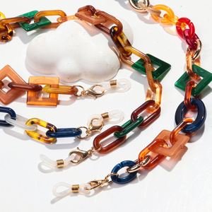 Cadena de Resina Geométrica de Moda al por Mayor, Cordón para Gafas, Cadena de Acrílico Colorida para Gafas de Sol, Accesorios para Mujer - Product Image 2