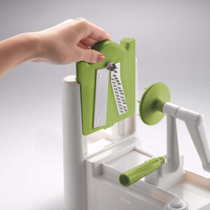 Microtome rotatif 3-en-1 portable de haute qualité, facile à nettoyer, pour spirales de légumes - Product Image 4