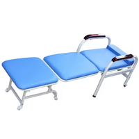 EU-AC511 Prix Bon Marché D'hôpital De Chevet Lit D'appoint Escorte Médicale Chaise Pliante
