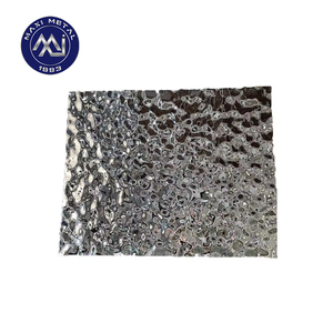 Tôle d'acier inoxydable gaufrée 304 motif goutte de pluie Marque MAXI pour façades de bâtiments - Product Image 1