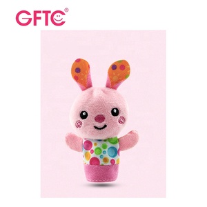 Benutzer definierte schöne weiche Plüsch <span class=keywords><strong>Finger</strong></span> puppe Handpuppen Spielzeug für Kinder Cartoon Tier Löwe & Affe für Eltern-Kind-Interaktion - Product Image 3