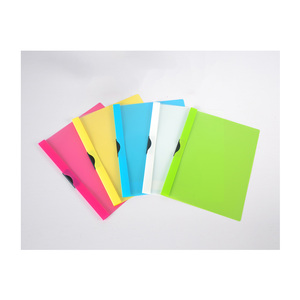 A4 Kích thước nhựa báo cáo Bìa <span class=keywords><strong>LEVER</strong></span> Clip thư mục tập tin với clipholder trong chủ, các loại màu sắc, gói 1 cái - Product Image 3