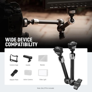 Focus 11 "Brazo mágico articulado con cabezales de bola de 360 ° Pasadores de ubicación para ARRI para montaje en Monitor de cámara - Product Image 3