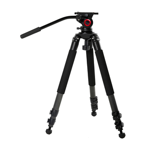 MTT702A Leadwin Professional Aluminium Tripod Fluid Head And Camera Tripd Stand With Carry Bag - Product Image 1