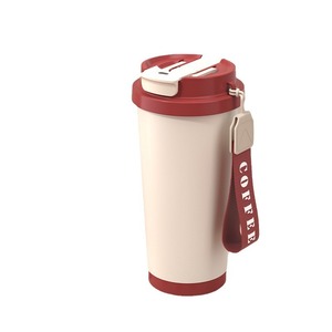 Boccali sottovuoto in ceramica di grande capacità riutilizzabili a doppia parete thermos in acciaio inossidabile tazza isolata tazza per la casa bicchieri - Product Image 1