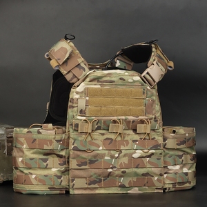 سلامة الصيد عالية الجودة الإفراج السريع القتالية 500D النايلون التكتيكي سترة الناقل لوحة - Product Image 2