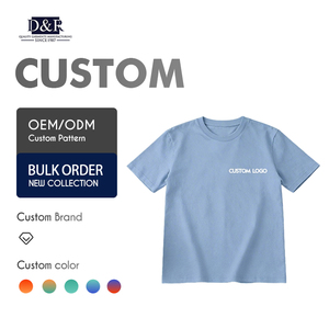 เสื้อยืดคอตตอนแท้คุณภาพสูงสำหรับผู้ชายและผู้หญิง เนื้อผ้าหนานุ่ม ระบายอากาศได้ดี ทรงหลวม สวมใส่สบาย เหมาะสำหรับขายส่ง - Product Image 1