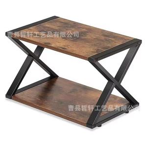 Wooden Multi Functional Printer <b>Shelf</b> 2 Tier X Shape <b>Desktop</b> Storage Rack Office Organizer - Product Image 4