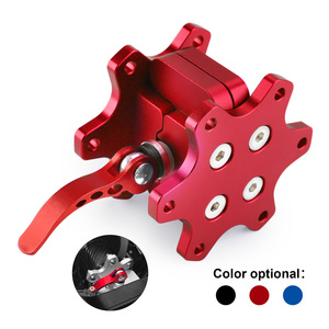 Racing <b>Wheel</b> Quick Release Hub Adapter 70mm Aluminum Alloy With Handbrake For Simagic Logitech G25 G27 <b>PC</b> - Product Image 2
