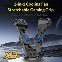 Control de Juego Extensible X3 de Alta Calidad con Ventilador de Refrigeración, Doble Sensor de Efecto Hall, Gamepad para Android/IOS/PC