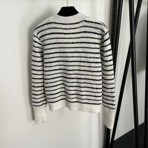 <span class=keywords><strong>Cardigan</strong></span> lavorato a maglia a maniche lunghe da donna con motivo a testa di leone e scollo a V color <span class=keywords><strong>oro</strong></span> nuovo arrivo - Product Image 4