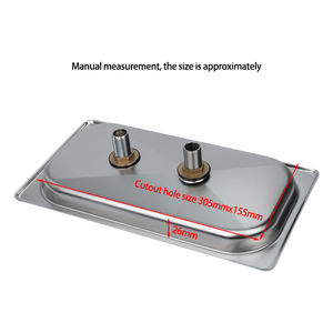 Lavavasos <span class=keywords><strong>de</strong></span> Acero Inoxidable para Encimera, Enjuagador <span class=keywords><strong>de</strong></span> Vasos Manual <span class=keywords><strong>de</strong></span> Alta Presión, Lavador <span class=keywords><strong>de</strong></span> Botellas - Product Image 4