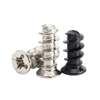 Vis autotaraudeuses M5 KB à tête fraisée plate en acier inoxydable 304 pour ventilateur PC et radiateur d'ordinateur