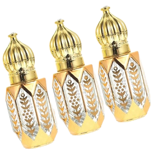 Botella de muestra de perfume de vidrio espesado simple de 15ml, aceite de anís estrellado, galvanizada, vacía para diseño de bola, bomba, rociador, caja de embalaje - Product Image 2