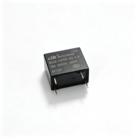 Relais de puissance mini PCB BAOCHENG BS32 12VDC AS G H 4 broches normalement ouvert 16A 12VDC avec bobine et boîtier noir ignifuge