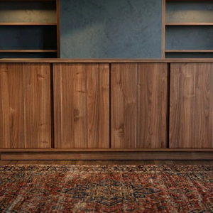 Commode en teck Tariva, grain naturel intense, écologique, durable, offrant un grand espace de rangement pour la chambre à coucher, style moderne minimaliste - Product Image 6