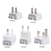 Adaptateur de prise standard européen pour MacBook/iPhone/iPad/iBook - Utilisation en voyage en Europe - Protection contre les surintensités