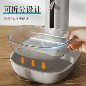 Distributeur d'eau automatique pour chiens et chats, mangeoire suspendue en plastique avec bec anti-éclaboussures - Product Image 3