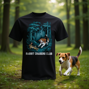 Camiseta Dog Hunting Rabbit Chaser Beagle Hunter para mujer, talla mediana - Product Image 3