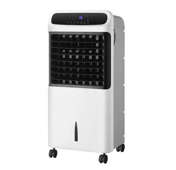 Refrigerador de ar portátil 4 em 1, para uso doméstico, 12l, água, evaporativo, resfriamento, com caixa de gelo, ventilador oscilante