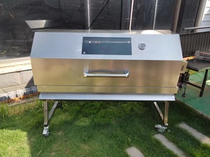 <span class=keywords><strong>Spiedo</strong></span> per <span class=keywords><strong>Girarrosto</strong></span> in Acciaio Inox Resistente, Motore per Barbecue, Spiedini Regolabili, Accensione Automatica/Elettrica, Combustibile a Carbone/Legna - Product Image 4