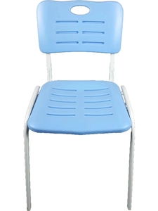 Mobilier scolaire nouveau design en plastique bleu épaissi large dossier étude <span class=keywords><strong>cours</strong></span> <span class=keywords><strong>de</strong></span> formation <span class=keywords><strong>chaise</strong></span> <span class=keywords><strong>de</strong></span> bureau - Product Image 2