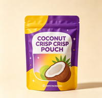 Emballage personnalisé en sachet refermable recyclable, fermeture éclair, anti-odeur, anti-humidité, matériau PE, impression numérique pour aliments, Doypack