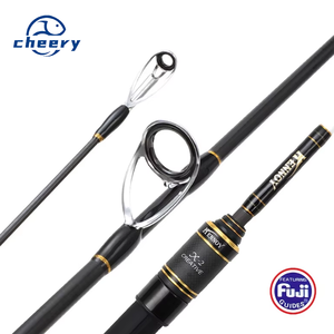 Caña de Pescar <span class=keywords><strong>Bassmaster</strong></span> con Piezas FUJI, de Carbono, para Pesca Lenta con Señuelos, para Lanzamiento y Spinning - Product Image 1